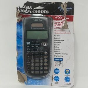Texas Instruments TI-36X Pro Scientific Calculator Advanced Math SAT ACT AP
